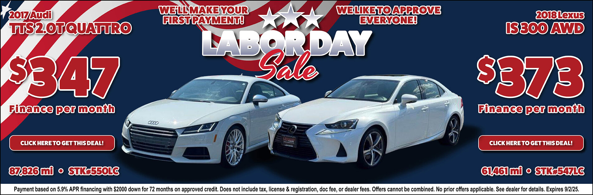 Labor Day Sale