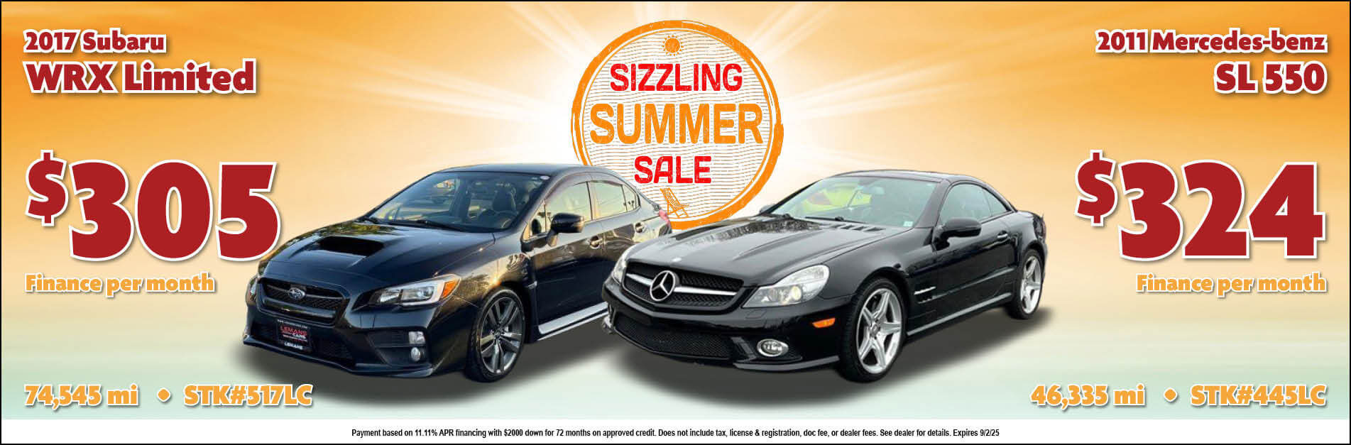 Sizzling Summer Sale