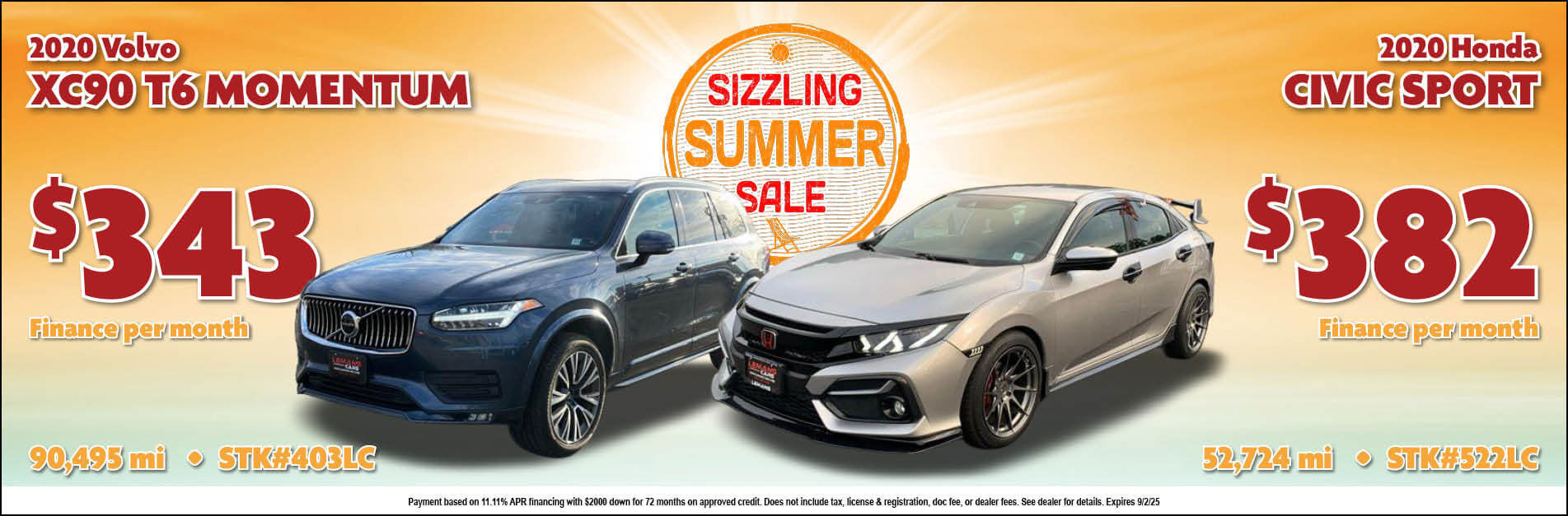 Sizzling Summer Sale